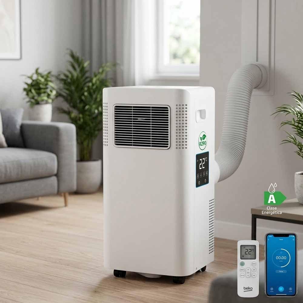 Suinga Przenośny klimatyzator, 9000 BTU, chłodziwo, biały [Klasa efektywności energetycznej A]