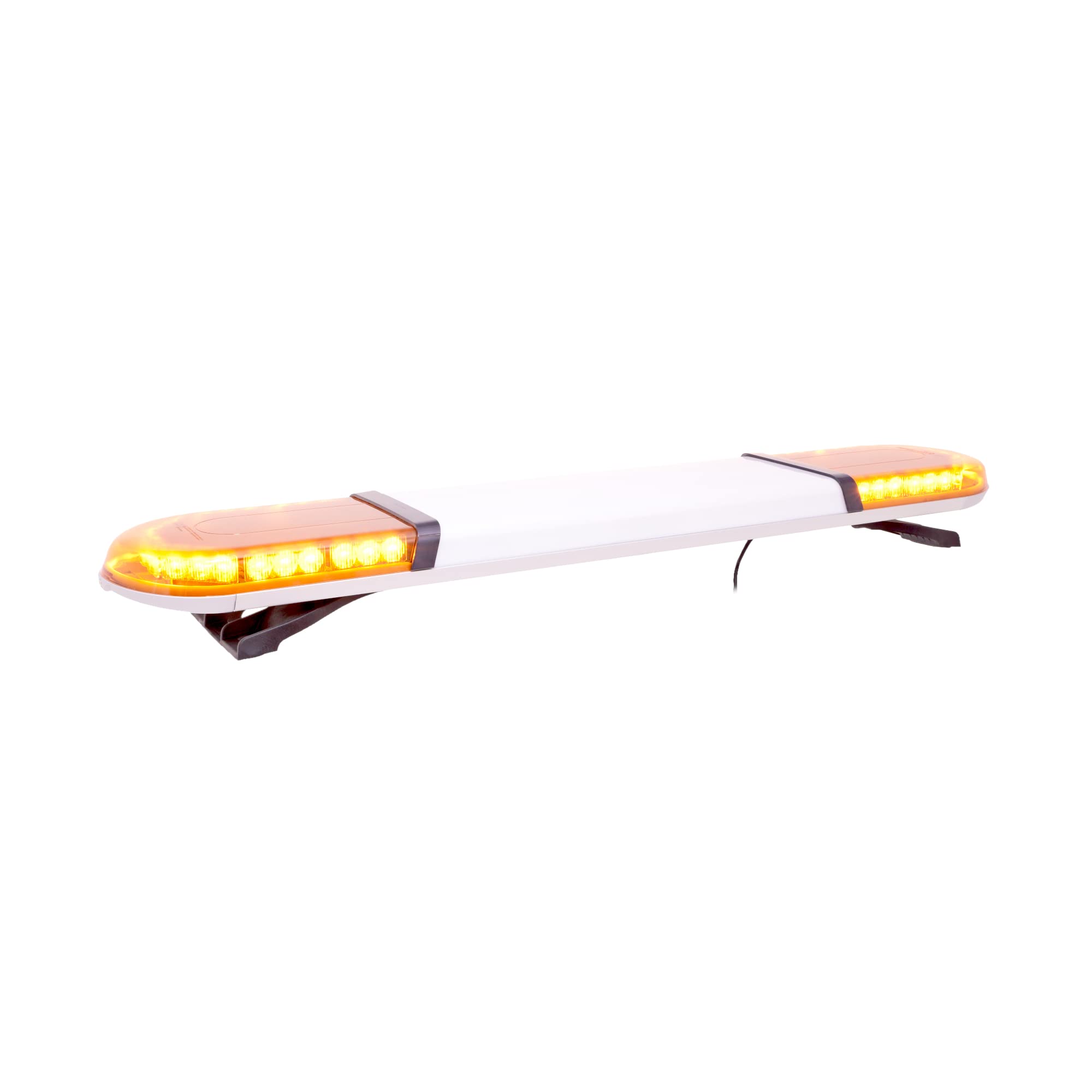 Astero - Barra de advertencia led (119 cm, con parte central), color amarillo