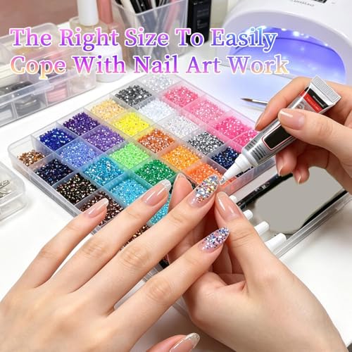 Gemas pequeñas Bedazzling con brillo intenso para personalizar ropa y fundas 3