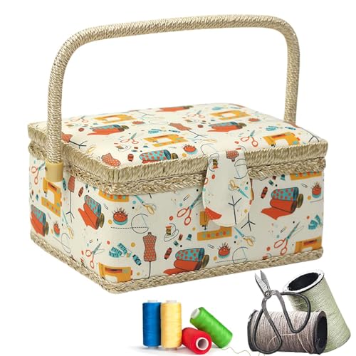 Caja de costura para tardes de ocio creativo y bordado en casa