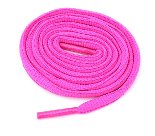 Image of Oval Athletic Shoelaces 1 /4 inch Thick Solid Colors for All Shoes Several Lengths