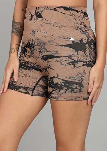 Image of Kobo Women Seamless Solid Tight Fit Gym Shorts (Imported)