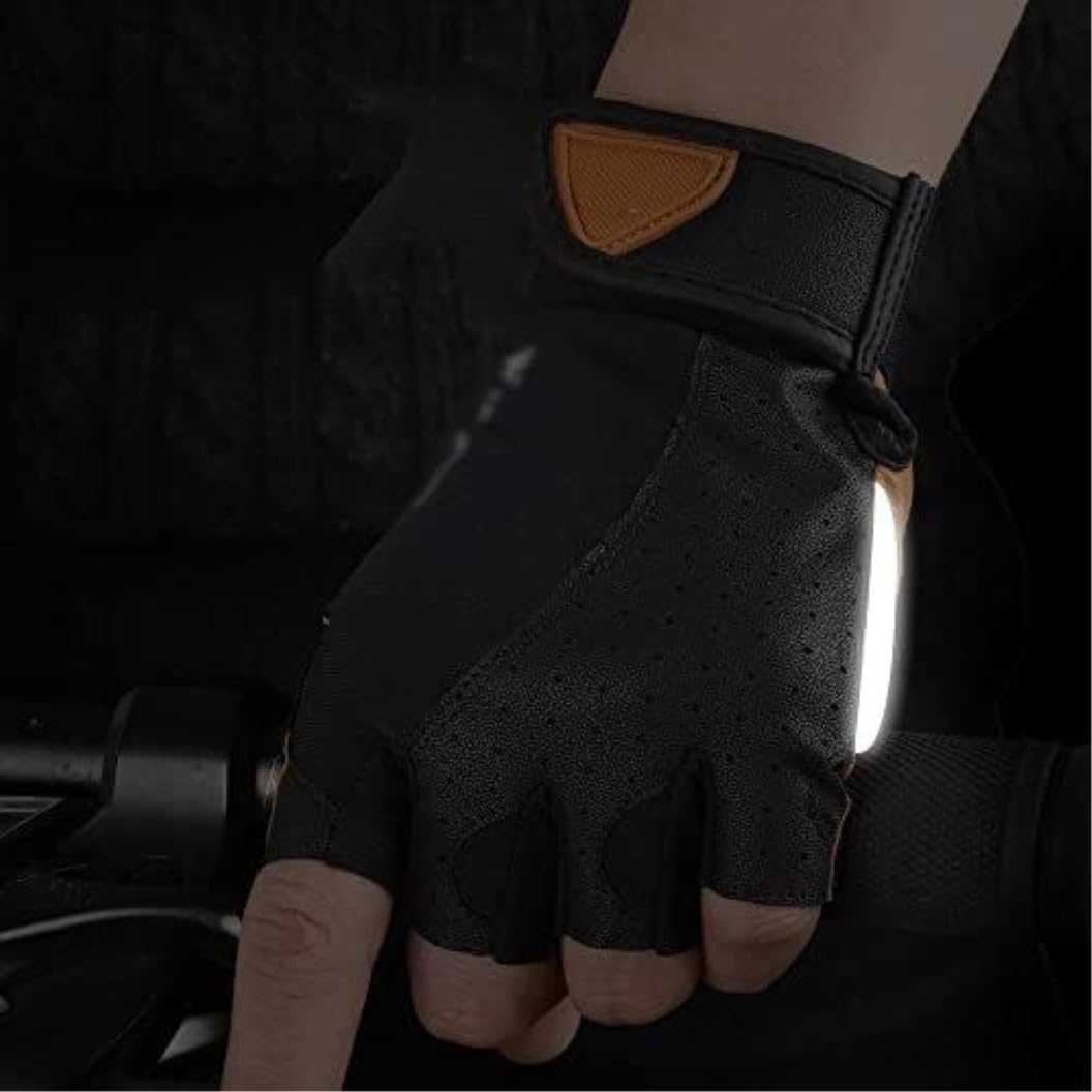 Guanti Bici Guanti da Ciclismo Guanti Da Ciclismo Guanti Mezze Da Bicicletta Uomo Donna Estate Palestra Traspiranti Guanti per Bicicletta Guanti da Moto