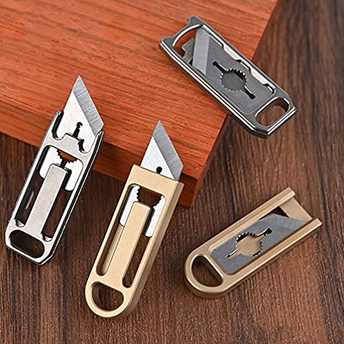 NUOBESTY Pakket Opener Briefopener Sleutelhanger Rvs Envelop Slitter Plastic Doos Cutters Veiligheid Utility Cutter Voor… - Afbeelding 3