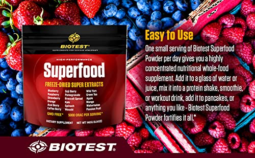 Biotest-Superfood-Powder-Blend-of-18-Whole-Food-Fruits-Vegetables-and-Greens-Healthy-Polyphenols-Antioxidants-Vitamins-Minerals-Non-GMO-Drink-Mix-for-Smoothies-and-Supplements-140-g