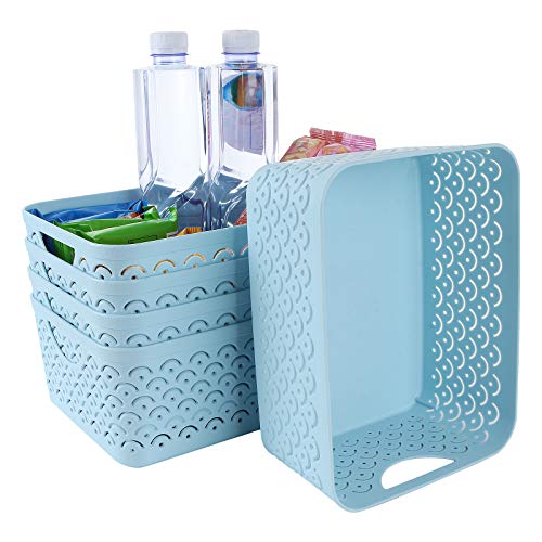 Panier de rangement en plastique STARVAST lot de 5 pour organiser la maison