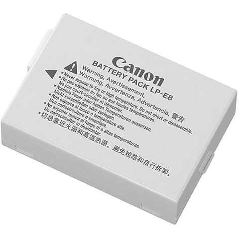 Batería recargable Canon LP-E8 para EOS 600D, 650D y 700D Cover