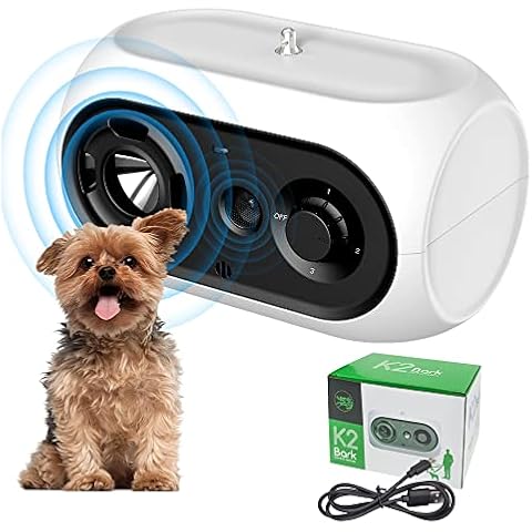 ULPEAK Anti Barking Device, Automatic Ultrasonic Anti-Bark for Dogs, Rechargeable Stop Dog Barking Device with 3 Adjustable Modes, Bark Stopper for Indoor Outdoor Use, Small Medium Large Dogs Cover