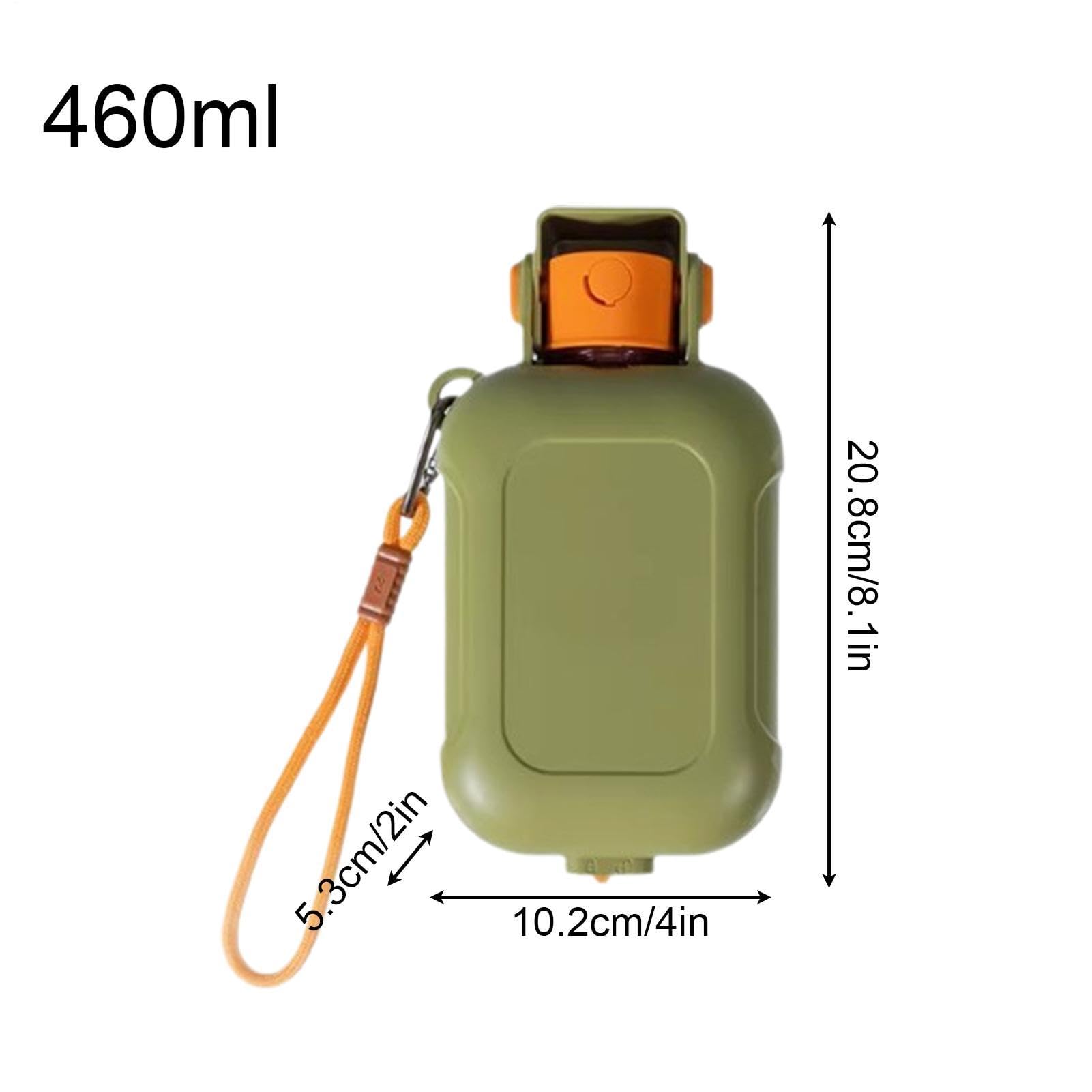 Borraccia per cani per passeggiare, ciotola per cibo per gatti, 460 ml, a prova di perdite e a prova di fuoriuscite, per cuccioli, razze medie e grandi, per passeggiare, guidare,