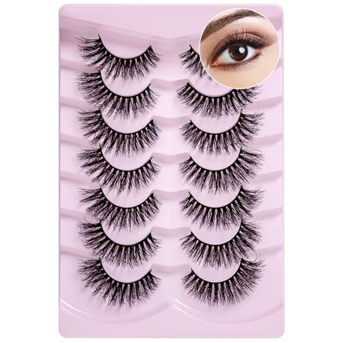PAVONNE Cat Eye Lashes Wispy Fluffy