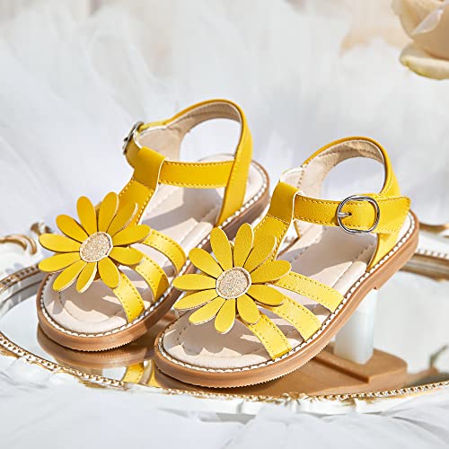 Image of Kiderence Toddler Girls Sandals Little Girls Kids Summer Shoes Toddler Sandals