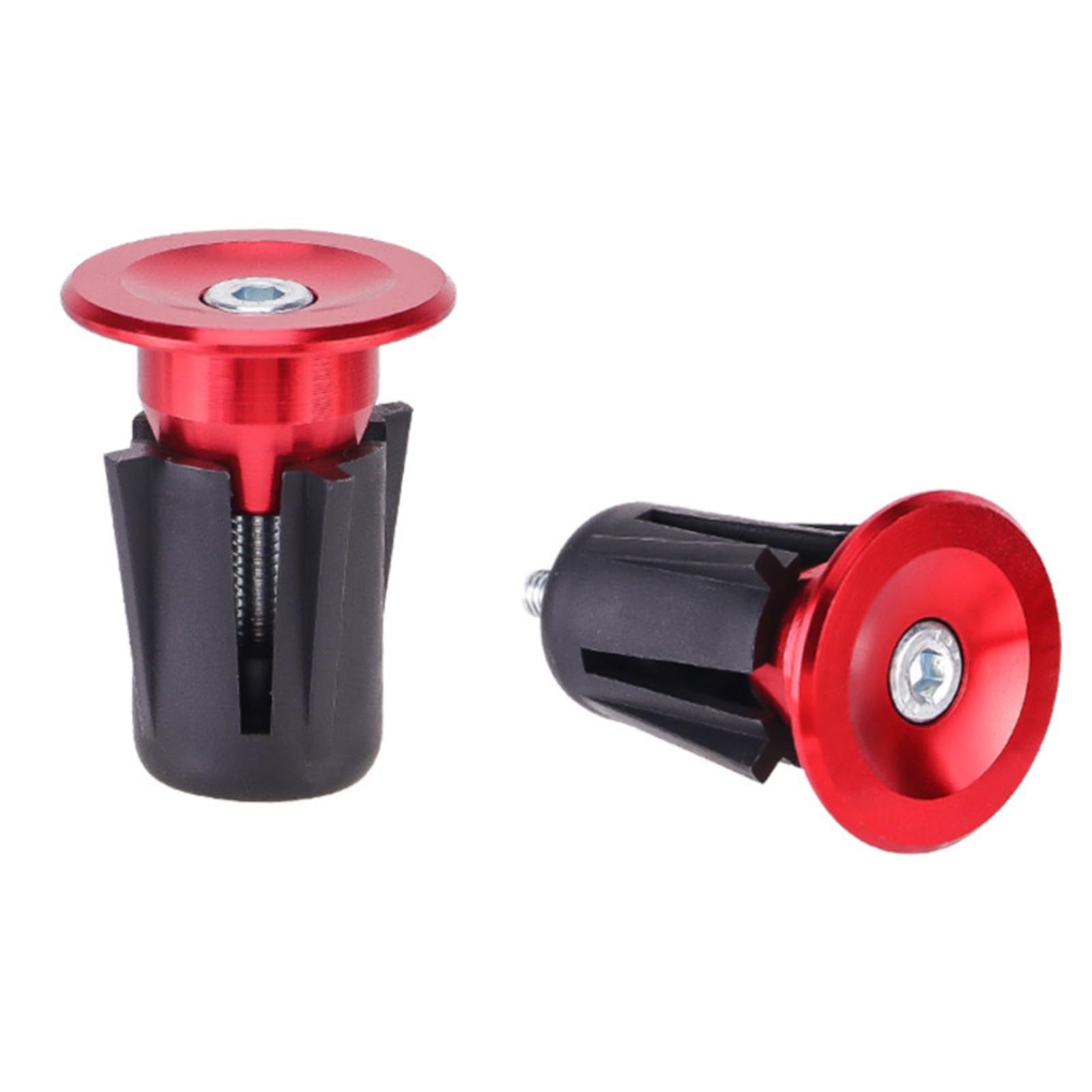 Taxinyx Stopper Aluminum Alloys Handlebar Bike Handlebar End Plugs Mountain Bicycles Handlebar End Caps Cycling Hand Grip End Plug