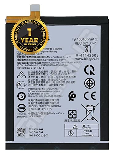 Image of Original LC-620 Battery for Nokia 6.2 /7.2 TA-1198 TA-1200 TA-1196 TA-1201 TA-1187 TA-1193 TA-1178 Battery with 1 Year Warranty ****(A0190)