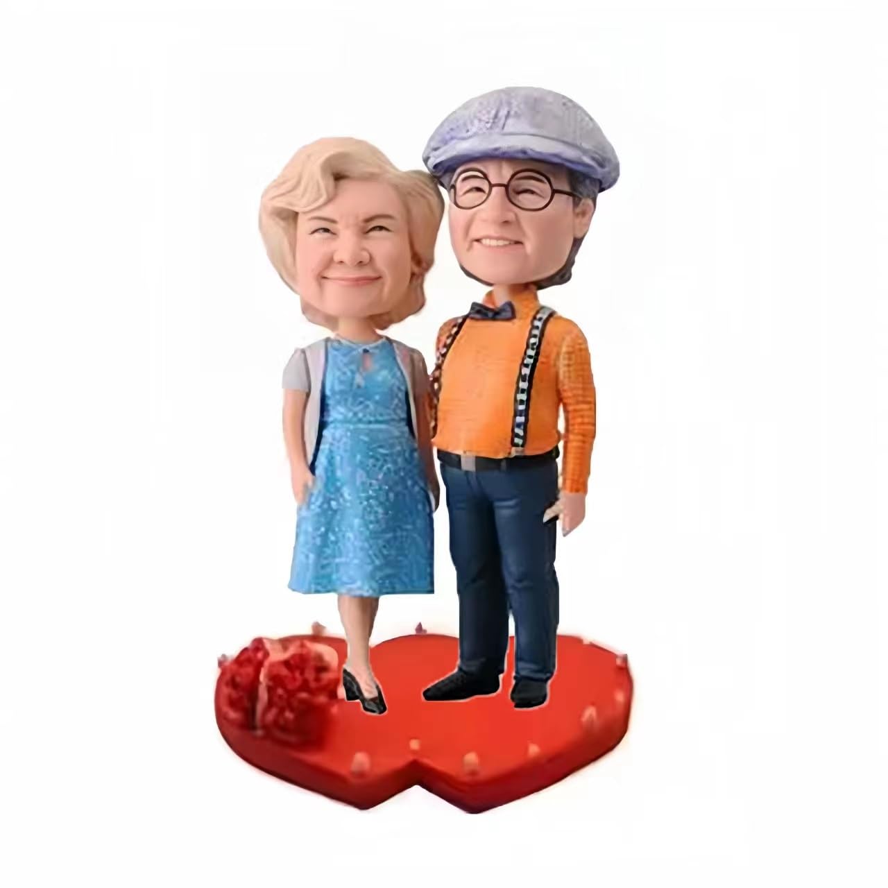 Two People Custom Bobblehead Figurine, Exquisite Personalized Handmade Birthday Gifts for Boyfriend Girlfriend Dad Mom Unique Idea Gifts Based on Photos