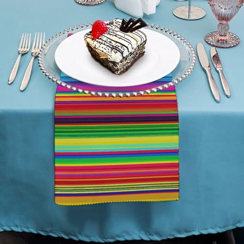 Servilletas de Tela Estilo Mexicanas 18x18 Pulgadas Set 4 miniatura 4