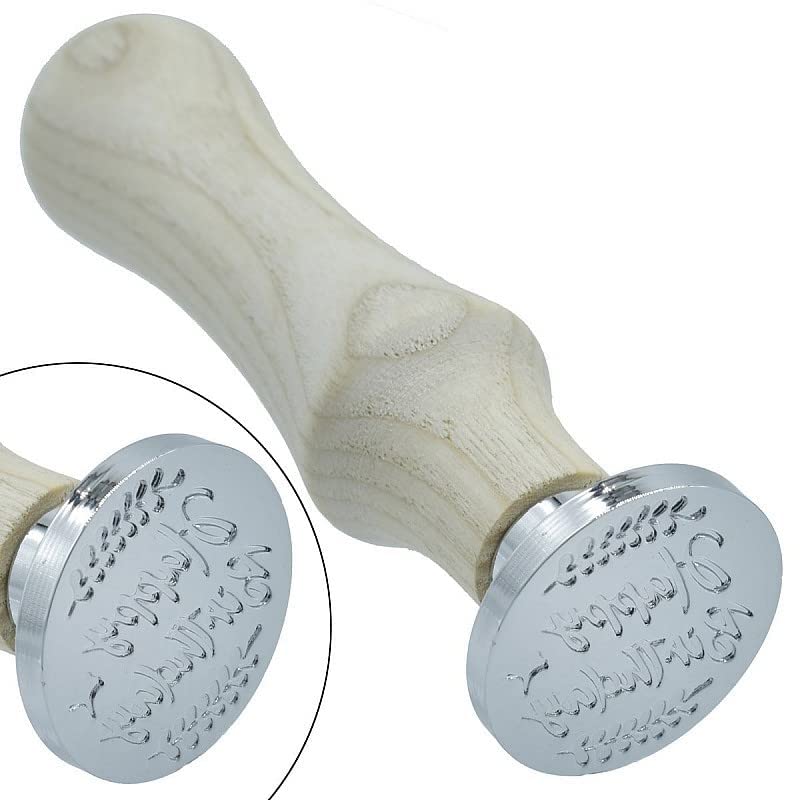 ARTOOL ST54 HAPPY BIRTHDAY Wax Stamp Seal Sealing Removable Wood Handle for Envelopes Invitations Wedding Embellishment Bottle Decoration, 3 cm Stamp