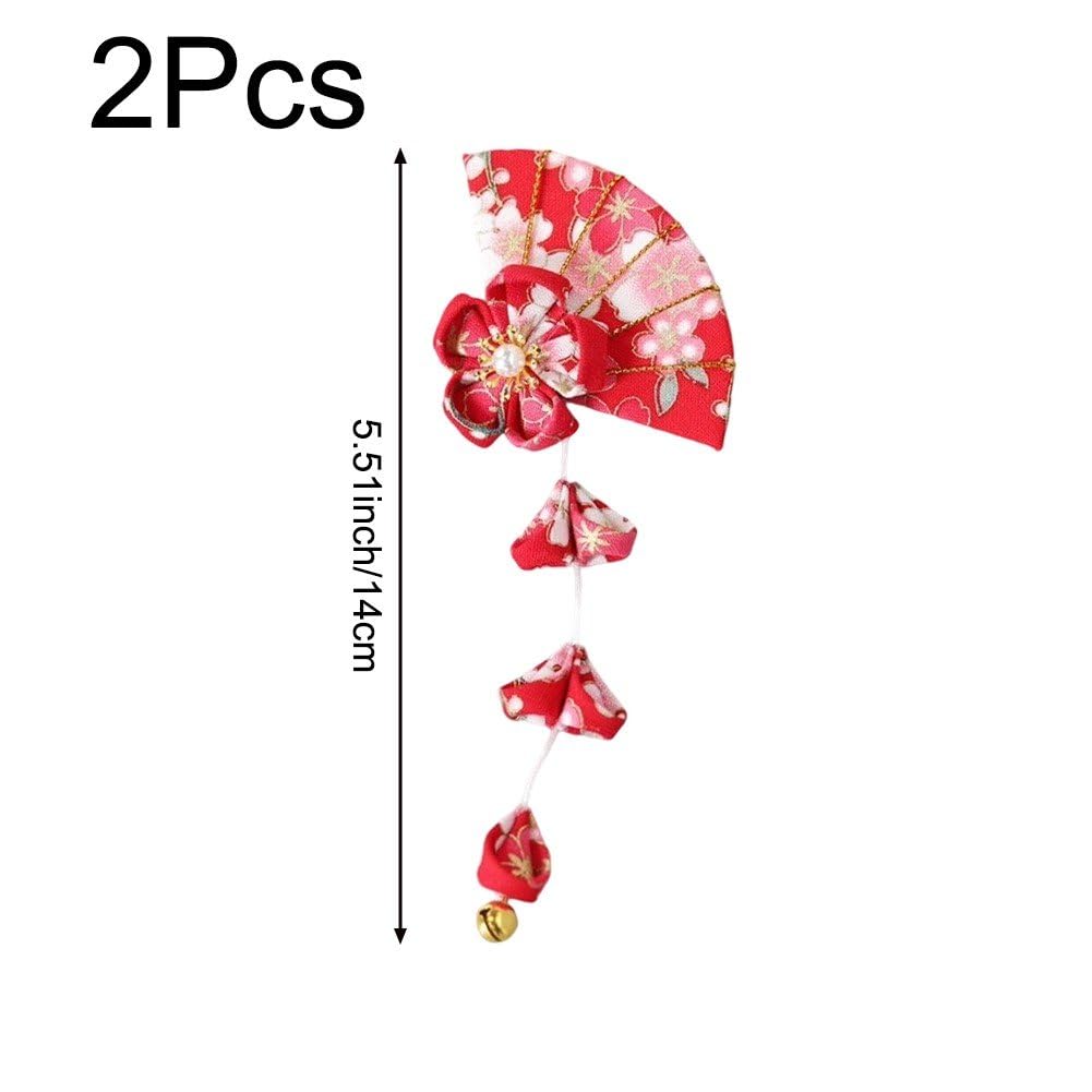 2 sztuki japońskie szczypce do kimono, szczypce do kwiatów kimono akcesoria kimono kanzashi ornament