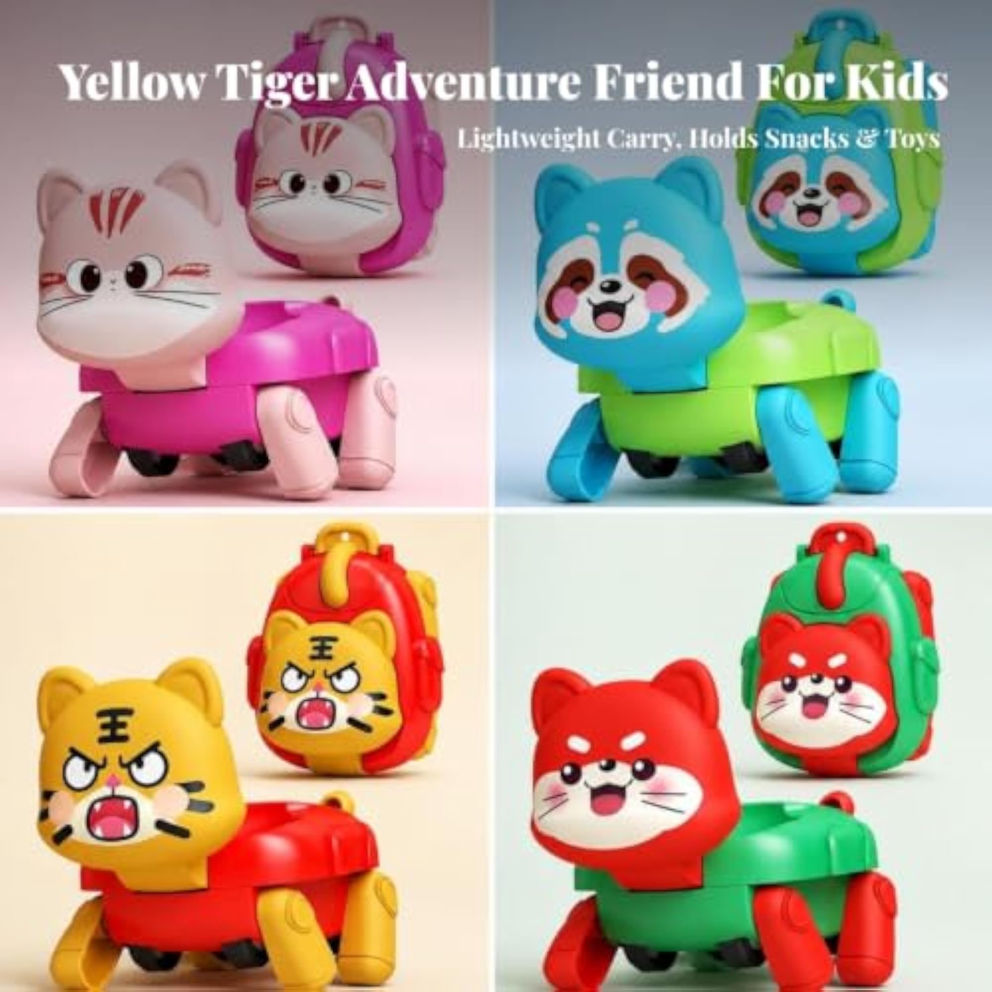 2-in-1 Transforming Backpack Toy Car for Children