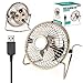Twitfish Vintage Ventilador USB del Escritorio - 4''