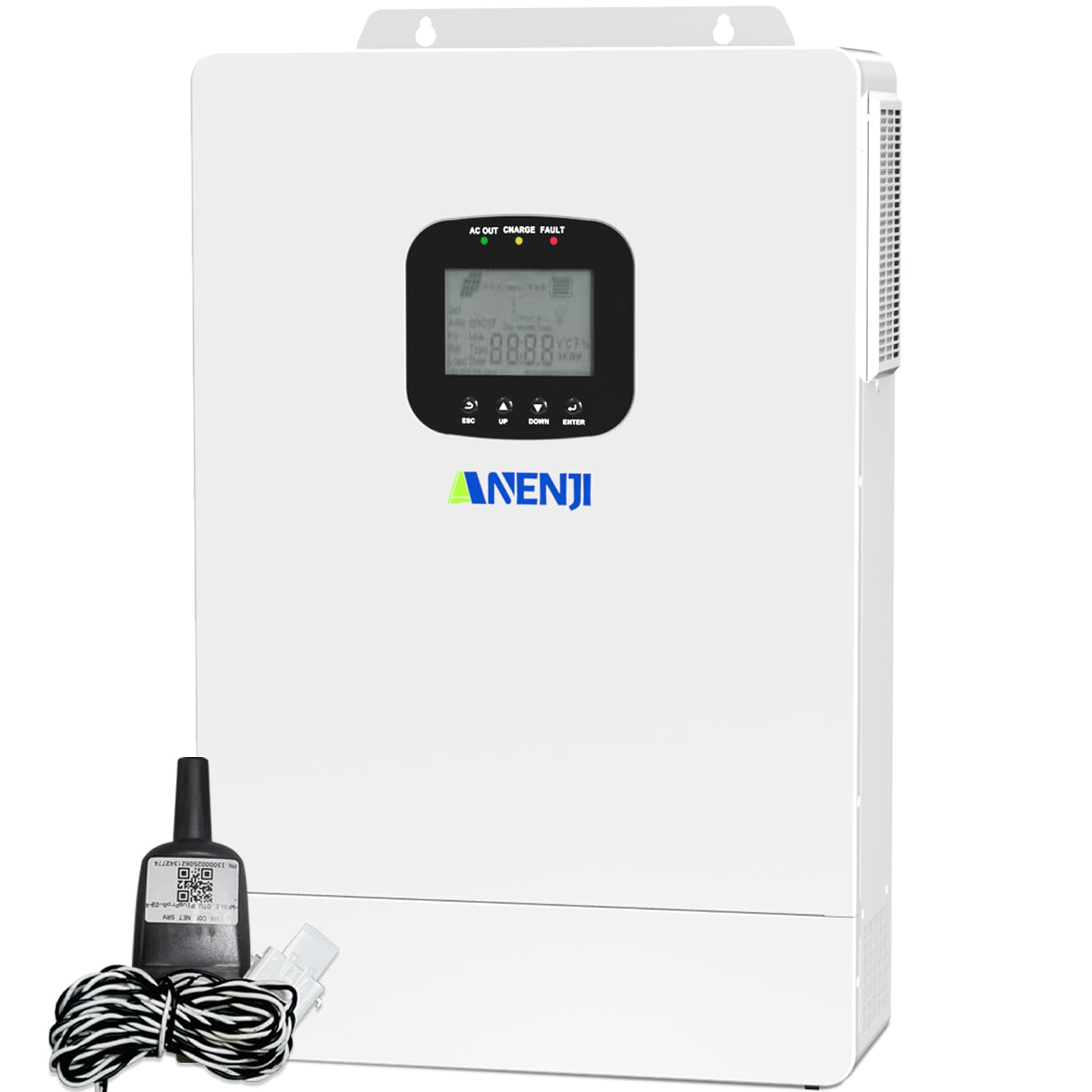 EDECOA 3800 W Hybrid-Wechselrichter 48 V Auf 230 V – 4200 VA, MPPT 80 A, Off-Grid, Inkl. Batterielademodus