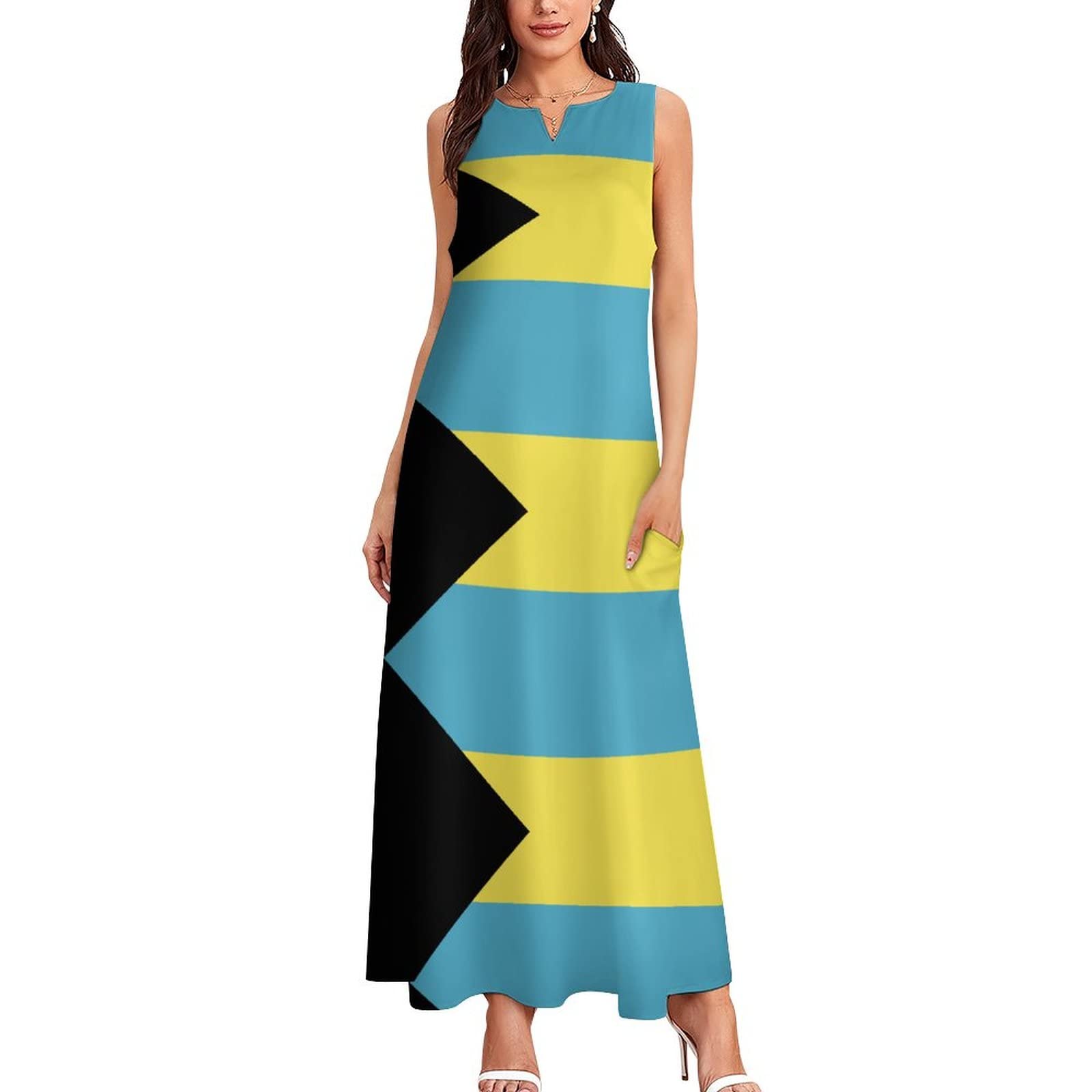 Bahamas Flag Women Casual Fashion Print Dresses for Women Summer Top 5XL at  Amazon Women's Clothing store