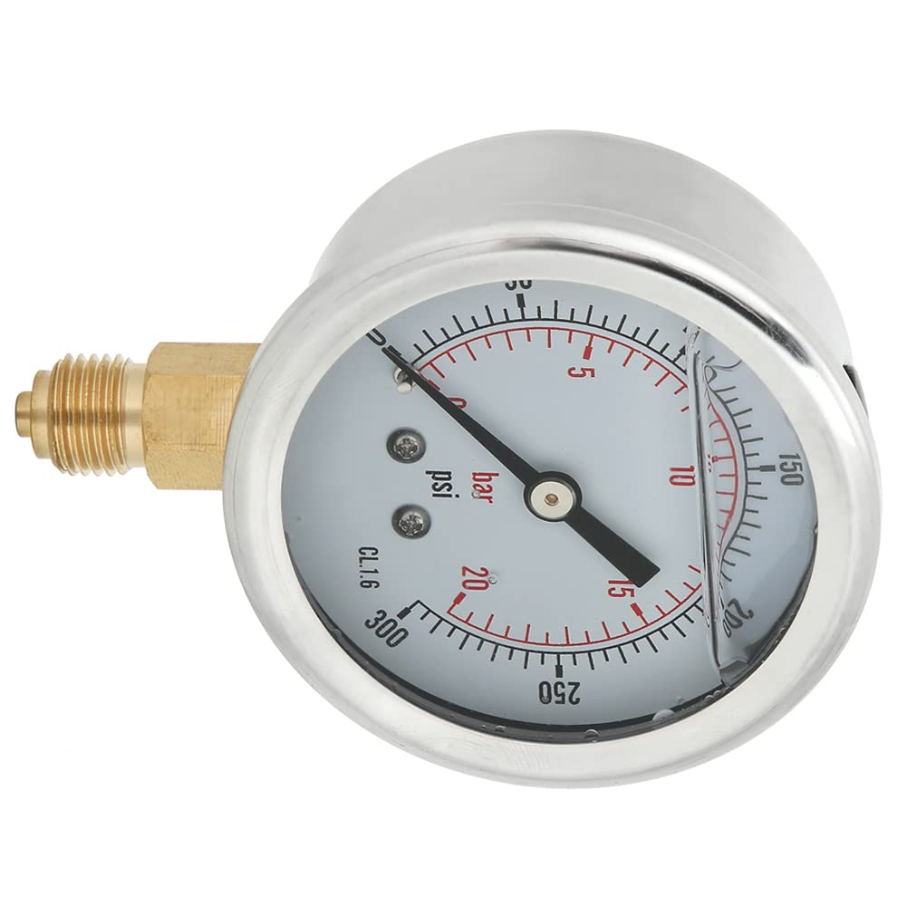 TS PGG604 20bar 1 4BSP Y60 Radial Oil Filled Pressure Manometer for Machinery