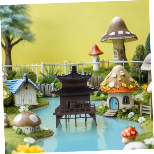 Pagoda miniatura impermeable: decora tu pecera o bonsái sin daños 6