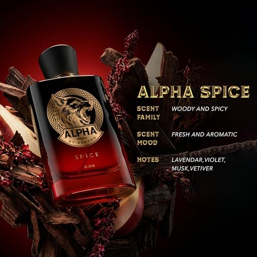 Image of BEARDO Alpha Spice Elixir 100ml | Extrait De Parfum | Woody & Spicy Perfume For Men | Long Lasting Perfume | Premium Gift For Man | Gift For Husband | Boyfriend