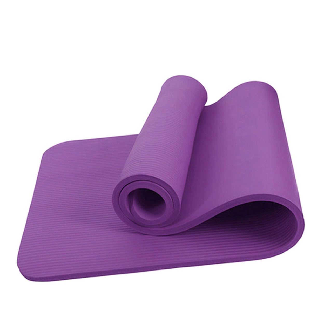 Yogamatte Extra Dicke mit Tragegurt für Yoga und Pilates Rutschfest und Leicht zu Reinigen Yogamatte für Frauen und Zuhause-übungen