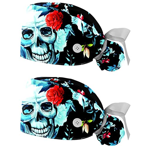 Casquette de travail respirante JDEZ pour cheveux longs avec nœud ajustable