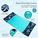Inflatable Pool Hammock, Water Hammock for Adults, Floaties Lounger, Fabric Mesh Float up to 300 LBS Heavy Duty, 4-in-1 Multi-Purpose Swimming Toys Vacation Fun and Rest