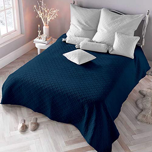 PETTI Artigiani Italiani Colcha, Azul, Cama 180 (260x270)