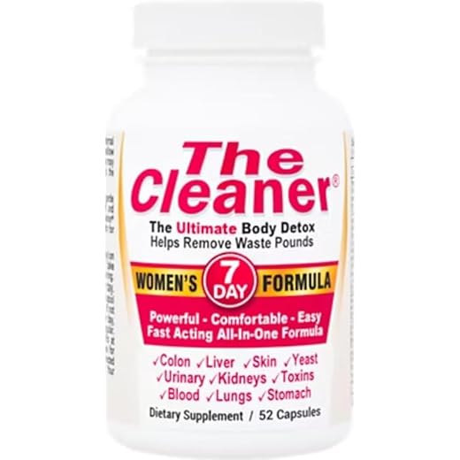 TARLINI HOME The Cleaner Detox 7-Day Women, Effective-7 Day Formula for Women, Ultimate Body Detox, Support Digestive Health, 52 Veggie Capsules, White/Red