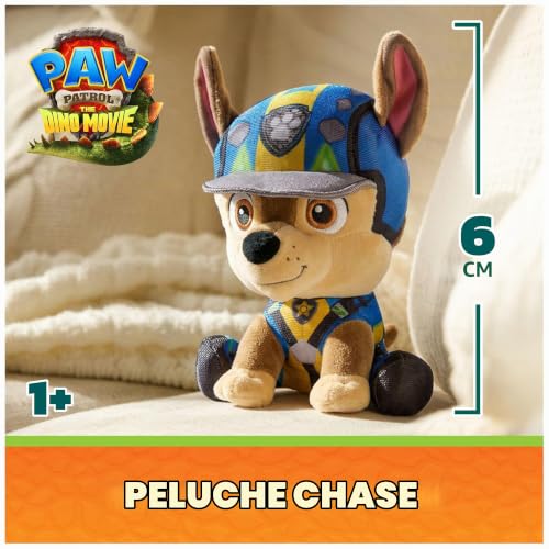Paw Patrol GUND The Dino Movie Peluche Chase Peluche sous Licence Officielle Produit dérivé du Film à partir d'un an 15 2 cm - vue 3