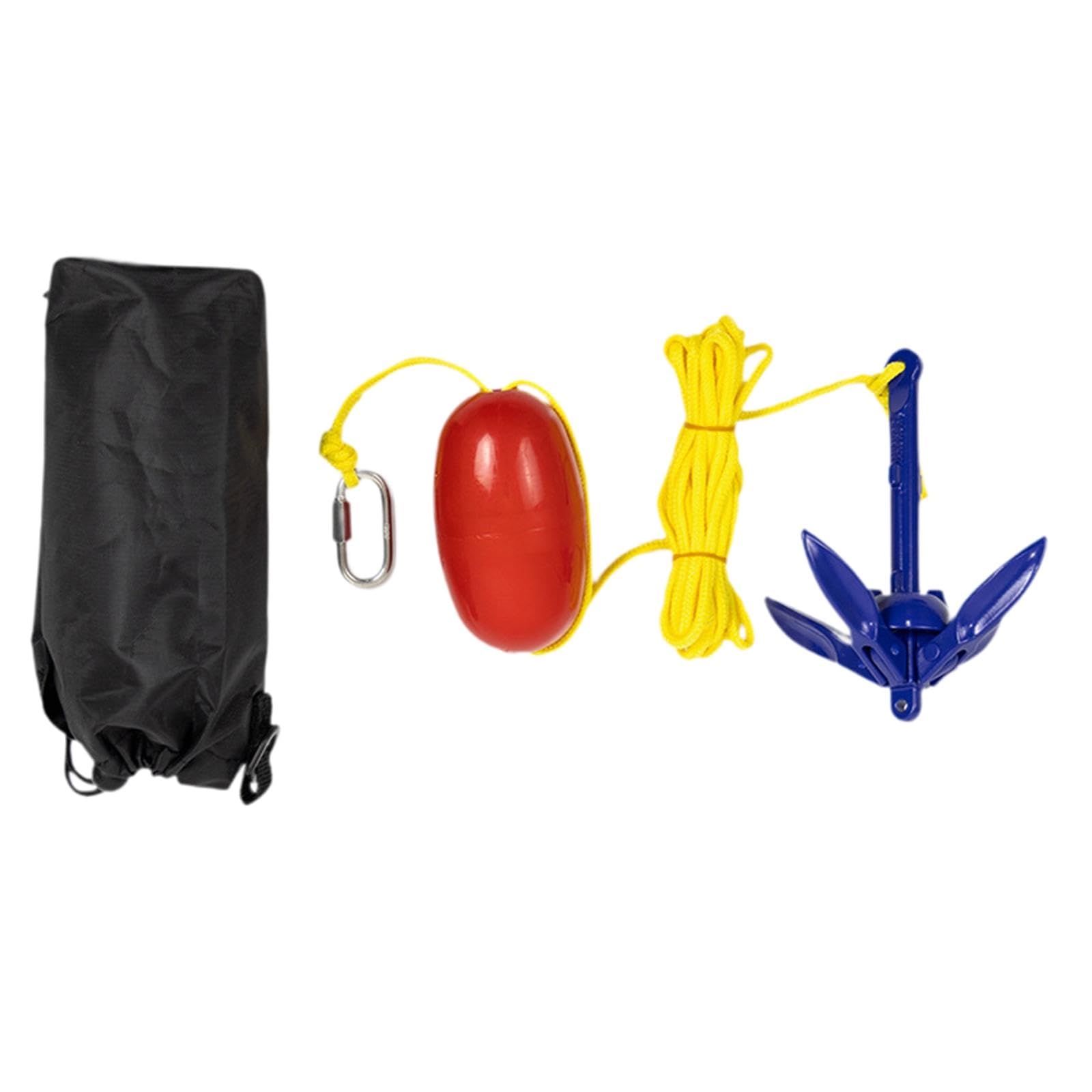 Ancora Pieghevole per Barche con Rampino da 0,5 kg Ancora con Rampino per Canoa, Zattera, Kayak