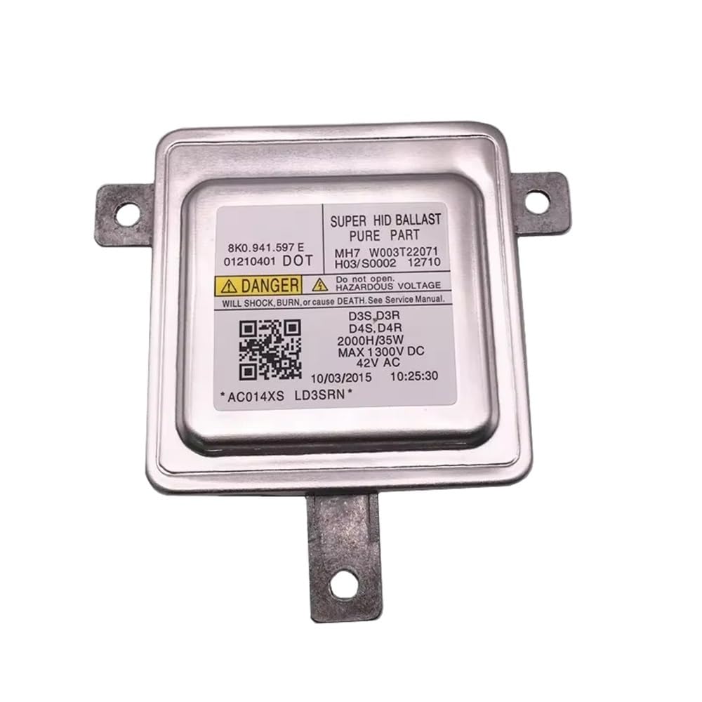 Xenon HID Ballast Control for A3 for S3 for A4 8K0941597 8K0941597C 8K0941597E 2048703226 W003T22071 Control Module(White)