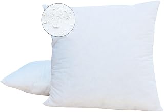 JACK 2er Set Innenkissen XXL Kissenfüllung 30x30 30x50 40x40 45x45 40x60 50x50 60x60cm Inlett Wasserfest Kopfkissen Zierkissen Outdoor Kissen, Größe:40 x 40 cm