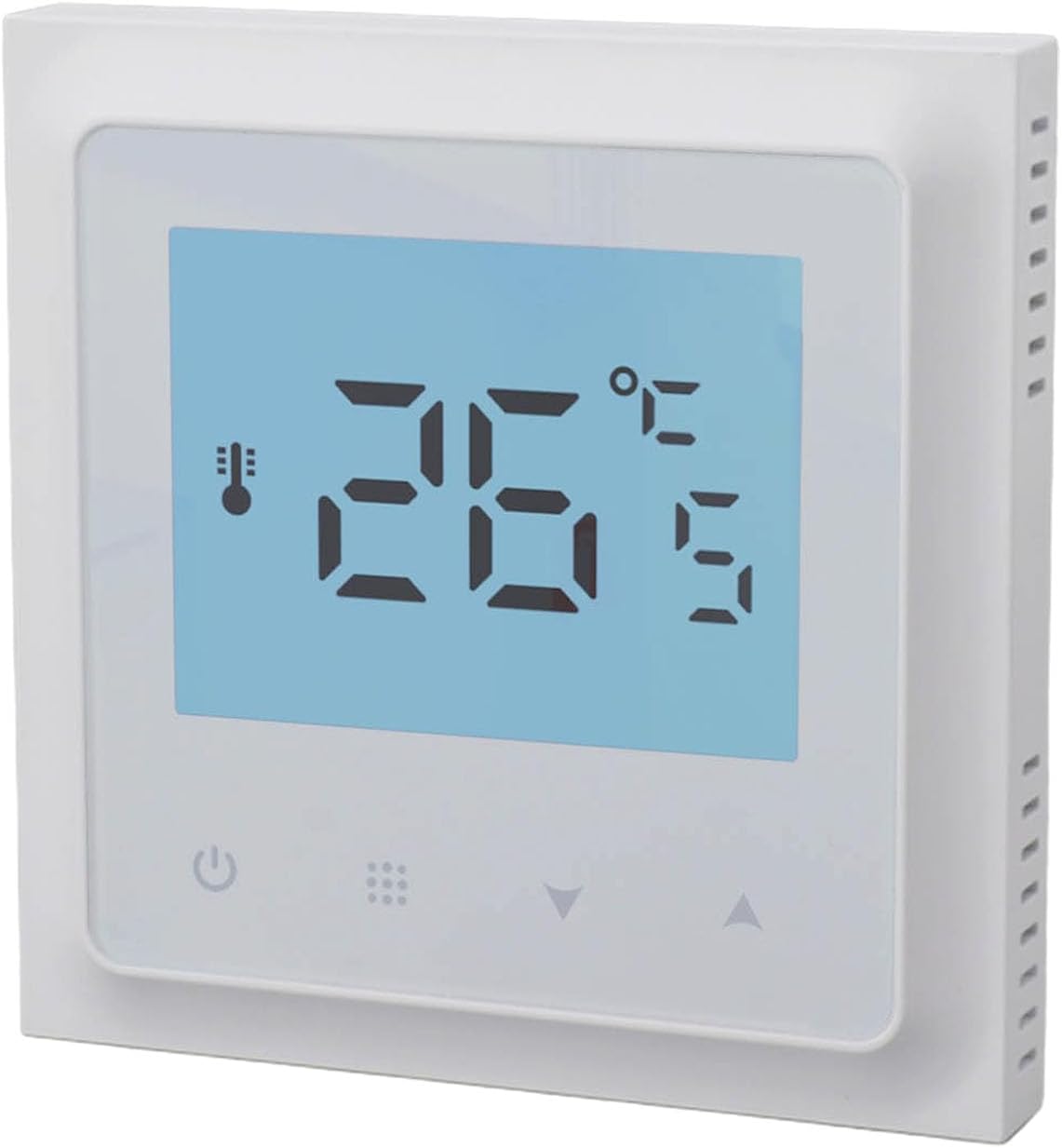 Smart Digital Thermostat Programmable Controller for Underfloor Heating and Wall Hanging Stove, ABS Material with 0.5°F Accuracy DIY Programming Mobile App Remote Control Home