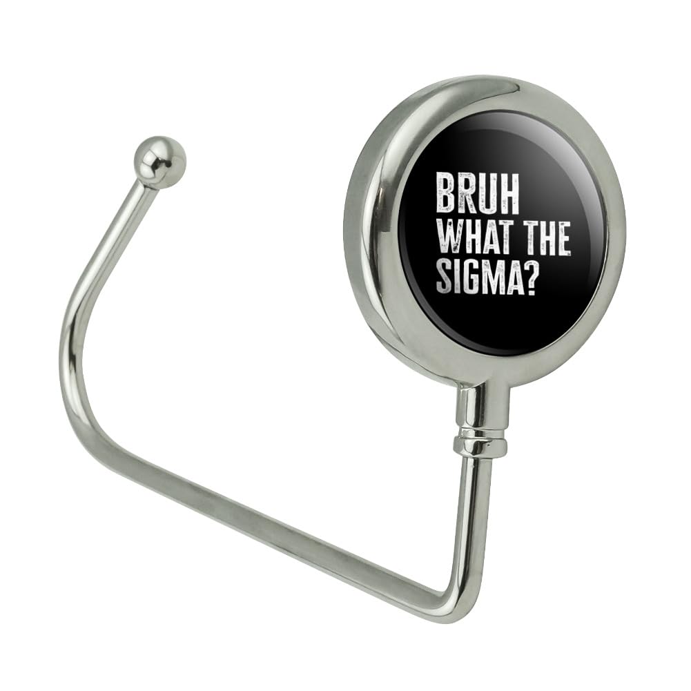 GRAPHICS & MORE Bruh What The Sigma? Purse Bag Hanger Holder Hook