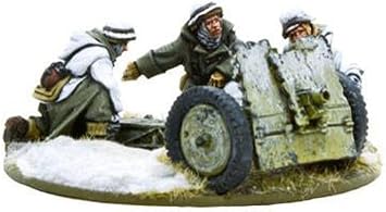 Bolt Action Warlord Games,German Heer 7.5cm leIG 18 Light Artillery Winter, Wargaming Miniatures