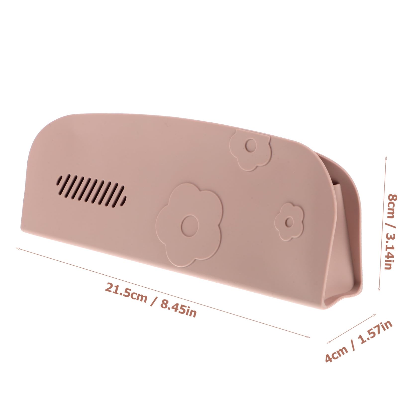 AUTSUPPL Silicone Makeup Brush Set Case Portable Cosmetic Organizer Box Makeup Bag Holder