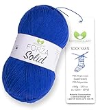 MeriWoolArt® Hilo de Calcetines 4 hebras – 100g Lana Merino para Tejer y Ganchillo, 75% Lana Virgen, 25% Poliamida, 420m – Ideal para Calcetines, Jerséis y Cárdigans