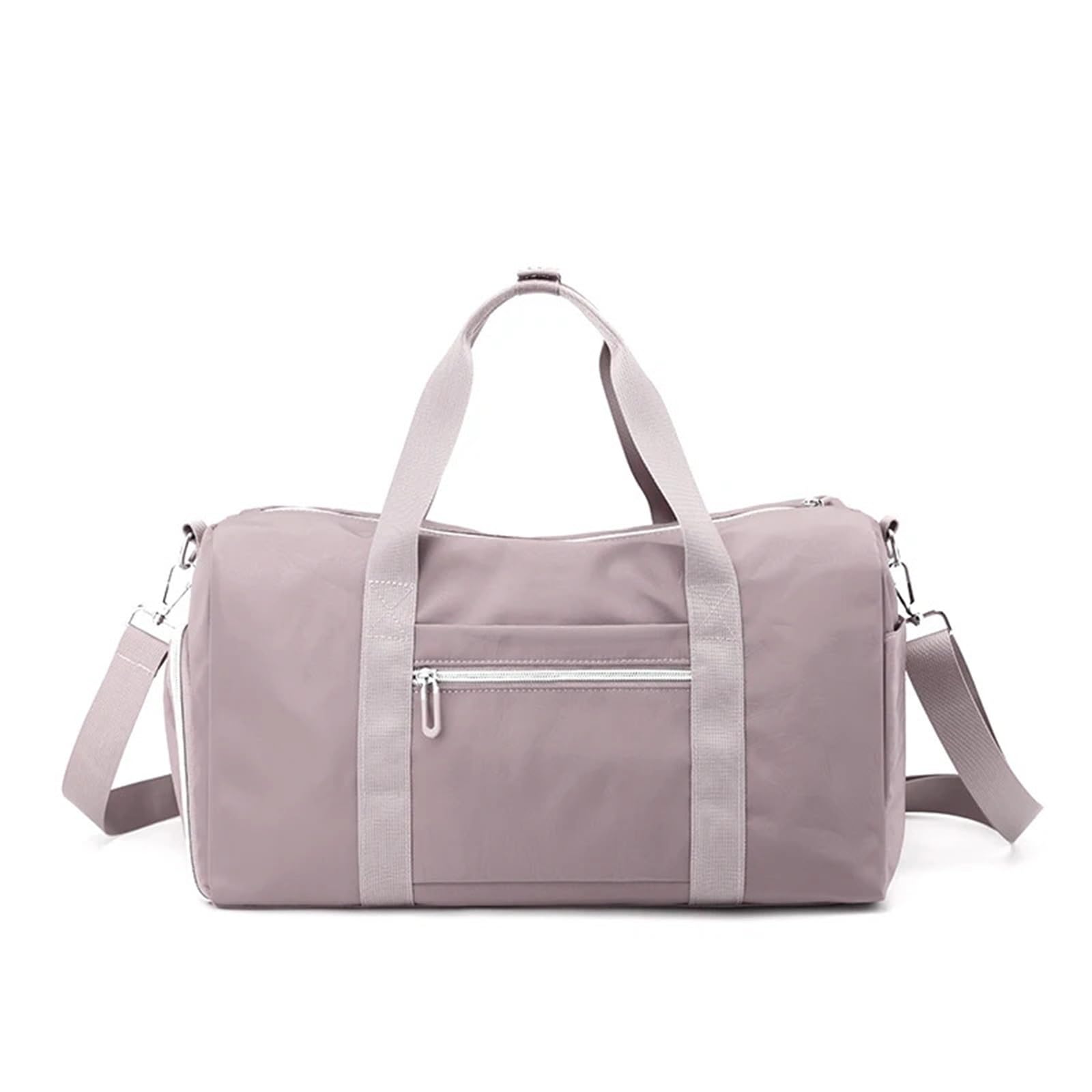 Sporttasche Large Women Hand Luggage Travel Handbags Ladies with Shoe Compartmen Crossbody Bag Swimming Shoulder Bag Tote Sports Gym Bag(Gray)
