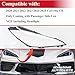 ISHARINGAUTOPARTS Headlight Clear Len Compatible with 2020-2025 Corvette C8 Head Lamp Cover Shell Passenger Right Side