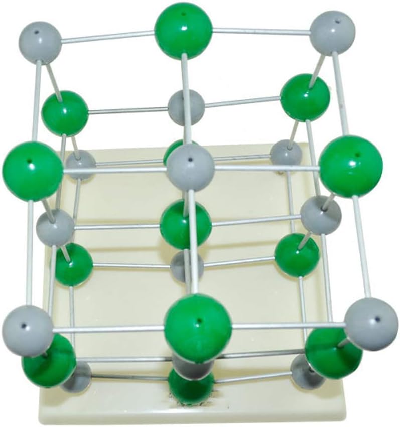Educational Model Sodium Chloride Crystal Structure Model Chemistry Structure Molecular Model Kit,for Educational Teaching Tool,Medical Models