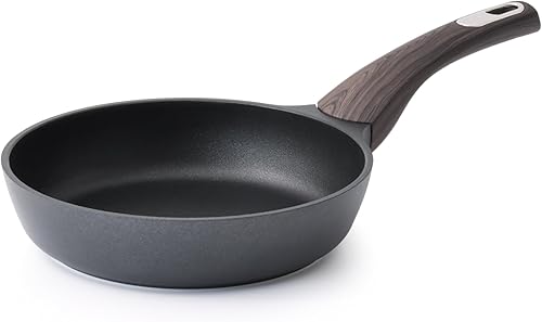 SENSARTE Sartén antiadherente, sartén para huevos, sartén para tortillas, utensilios de cocina saludables, sin PFOA, 8 pulgadas, negro