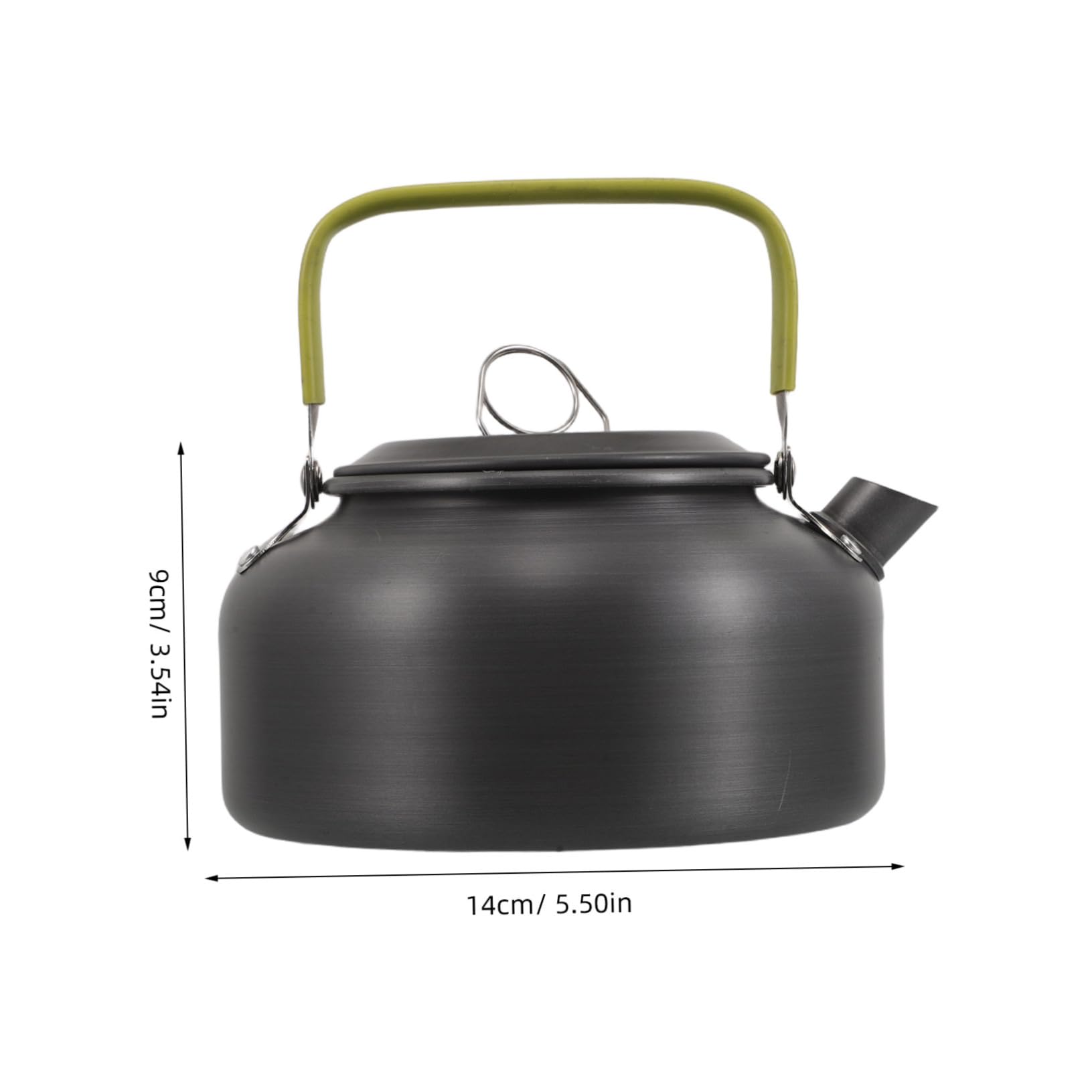 BESTonZON Sturdy Aluminum Portable Kettle 0.8l Outdoor Tea Kettle Fast Boil Feature