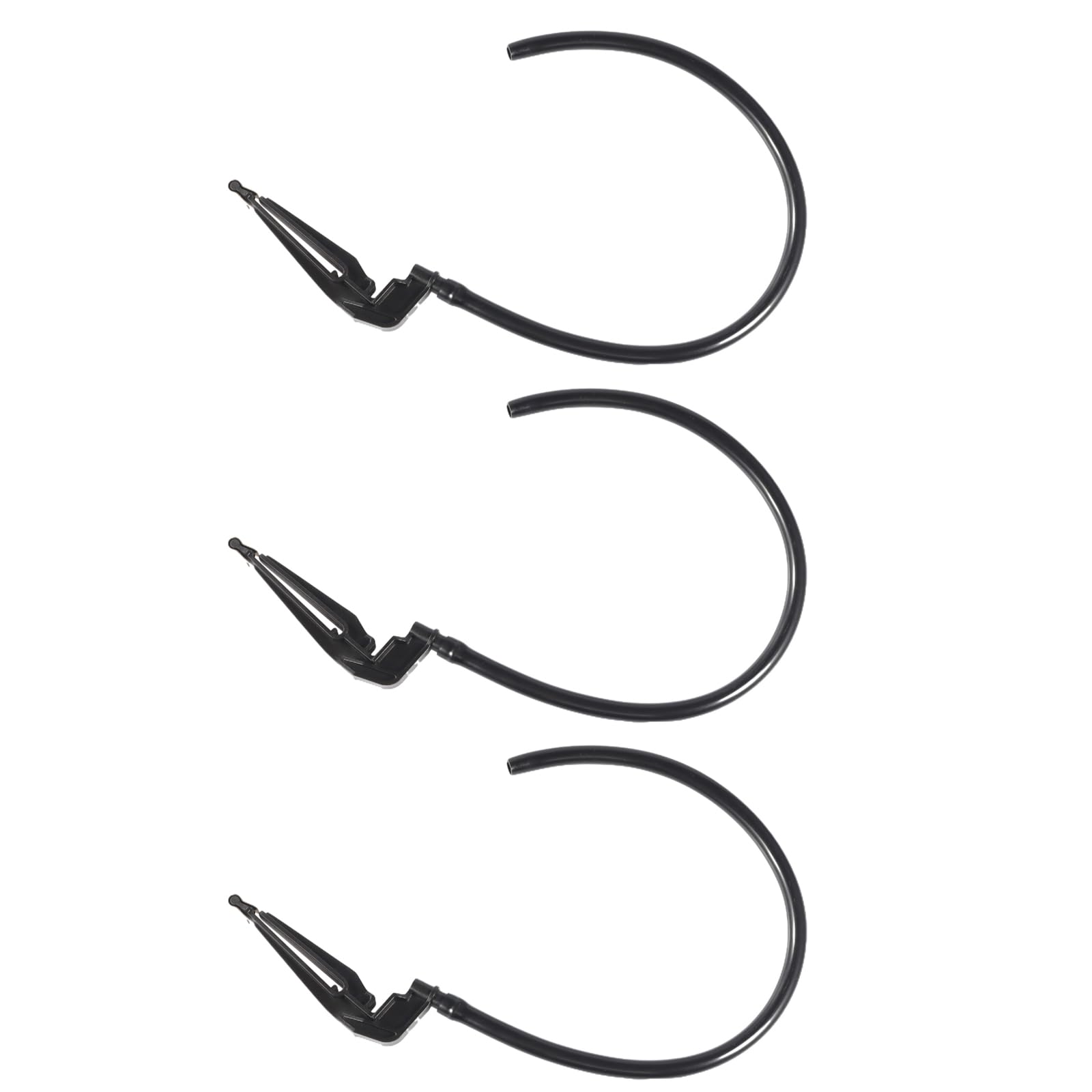 3 Pieces Flexible Toilet Water Supply Line Replacement Tubes for 100, 200, 200A, 400A Gate Refill Tubes and Clips