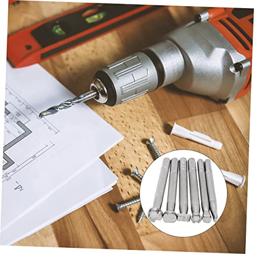 Operitacx 12 Peças Ferramentas de impressão de couro kit de couro artesanato em couro faça você mesm