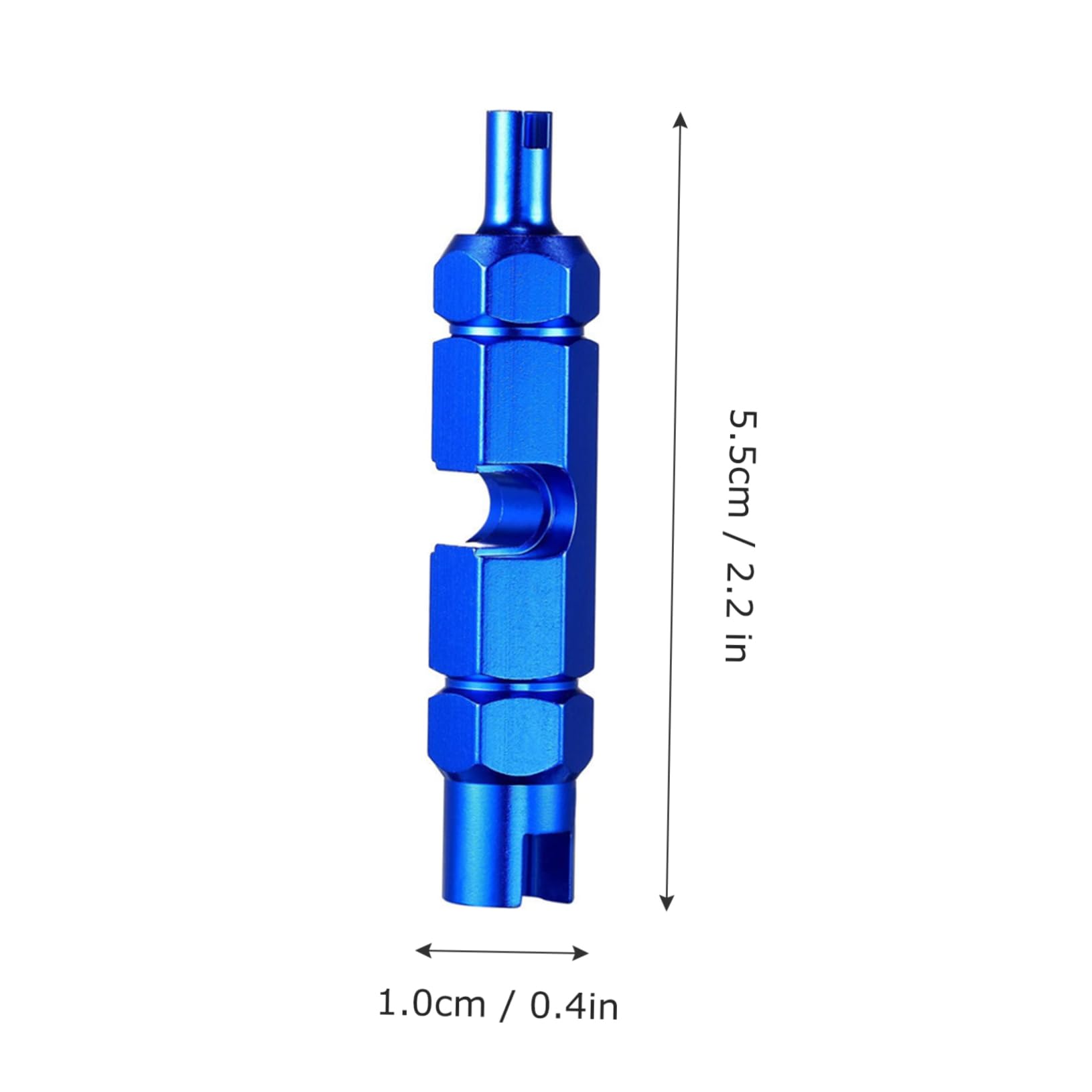 POPETPOP Ventiladapter Ändern Kern Luft Entfernung reifenventil Adapter Fahrradventil Adapter Set Fahrradvorbau-Entferner Stielabdeckung Werkzeug entfernen Aluminiumlegierung Black
